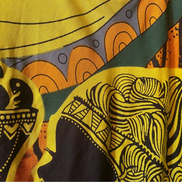 NF KAFTAN Boho African Woman Polyester Mumu Umbrella Tunic Dress - Picture 7 of 16